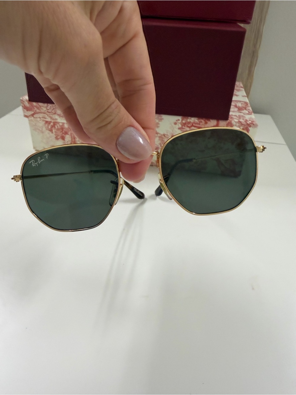 Ray-Ban Hexagonal Polarized Sunglasses